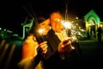 15. Fernhill House Hotel sparkler shot dermot sullivan best irish wedding photographer cork Ireland photos photography prices packages reviews